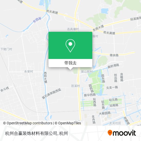 杭州合赢装饰材料有限公司地图