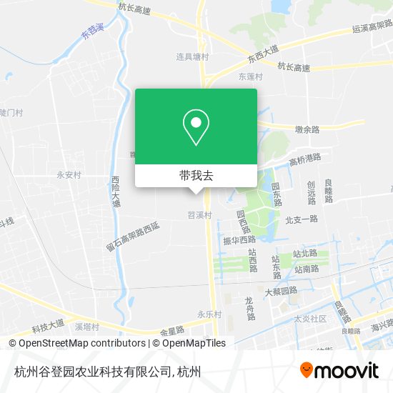 杭州谷登园农业科技有限公司地图