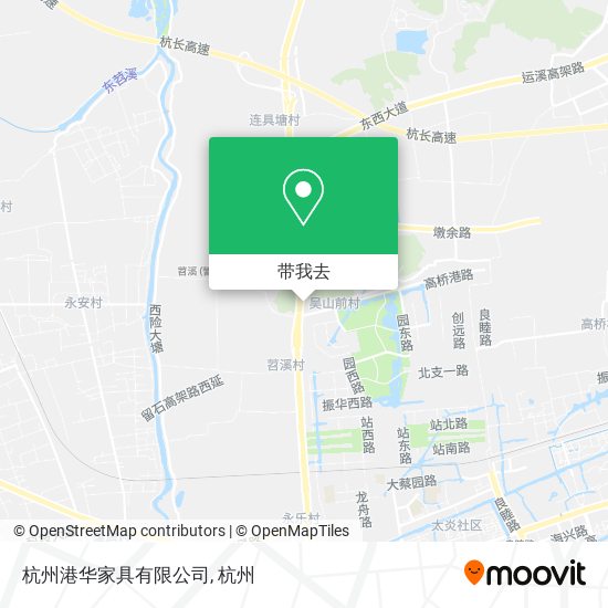 杭州港华家具有限公司地图