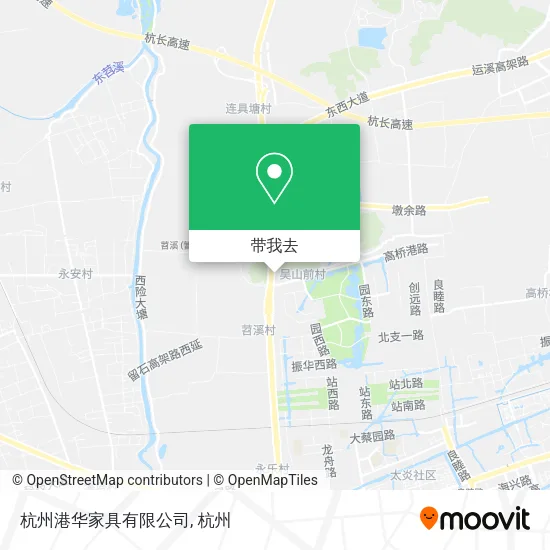 杭州港华家具有限公司地图