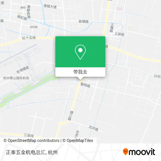 正泰五金机电总汇地图