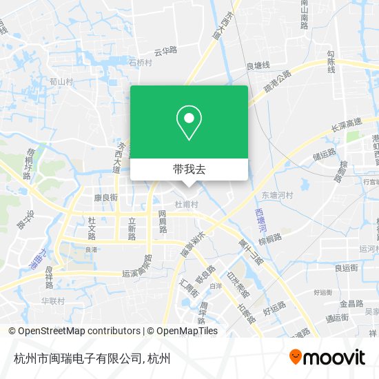 杭州市闽瑞电子有限公司地图