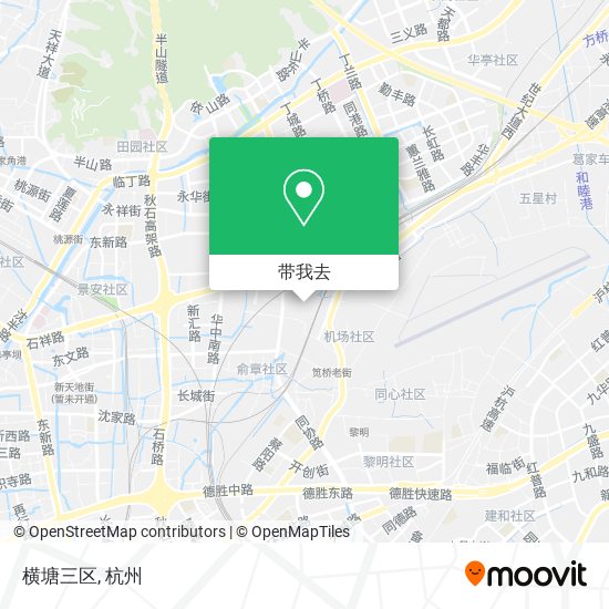 横塘三区地图