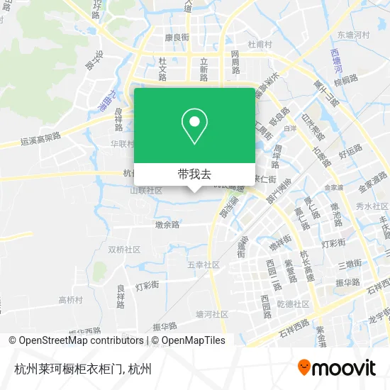 杭州莱珂橱柜衣柜门地图