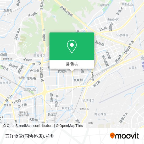 五洋食堂(同协路店)地图