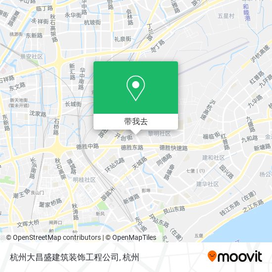杭州大昌盛建筑装饰工程公司地图