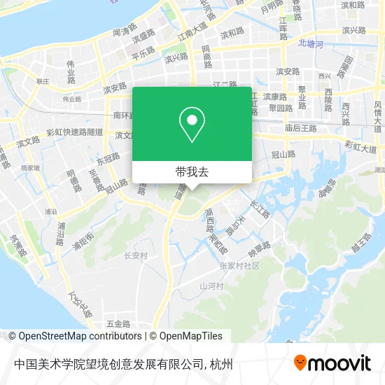 中国美术学院望境创意发展有限公司地图
