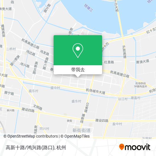 高新十路/鸿兴路(路口)地图