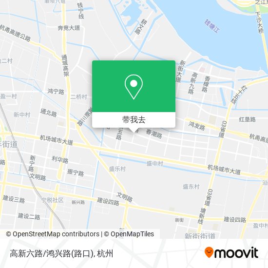 高新六路/鸿兴路(路口)地图