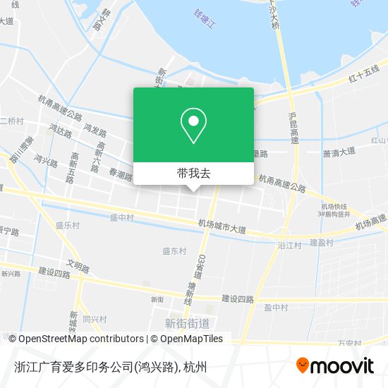 浙江广育爱多印务公司(鸿兴路)地图