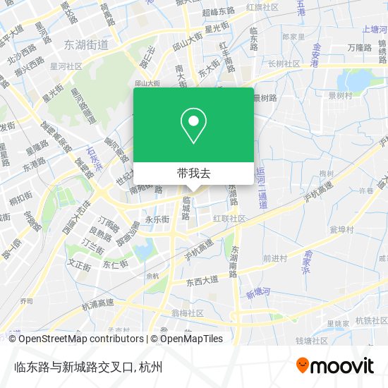 临东路与新城路交叉口地图