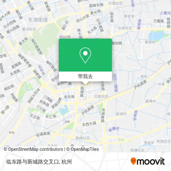 临东路与新城路交叉口地图