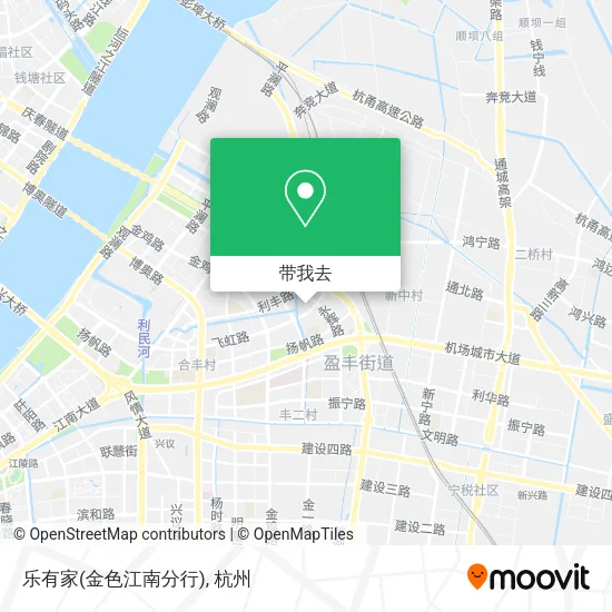 乐有家(金色江南分行)地图