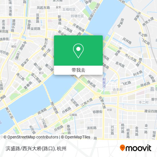 滨盛路/西兴大桥(路口)地图