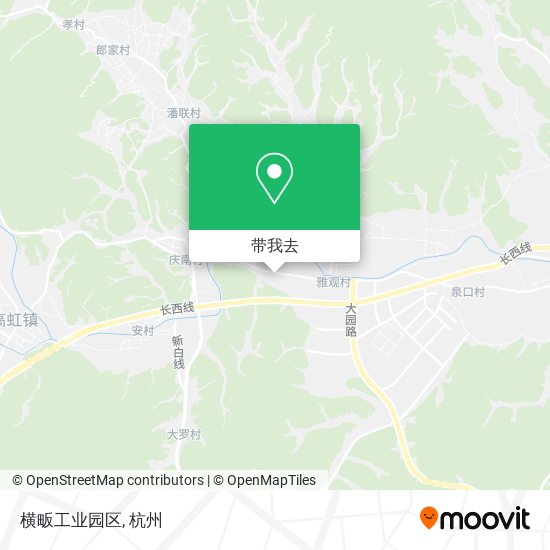 横畈工业园区地图