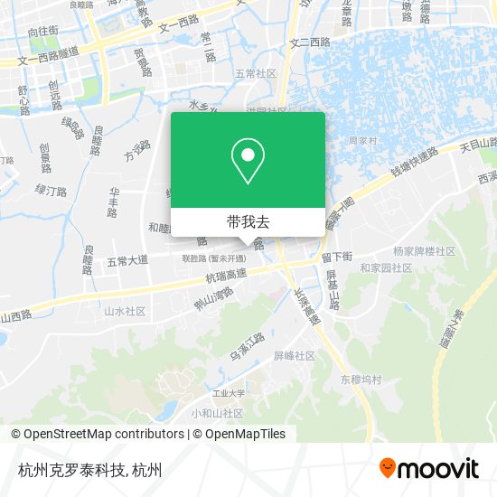 杭州克罗泰科技地图