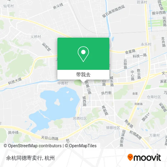 余杭同德寄卖行地图