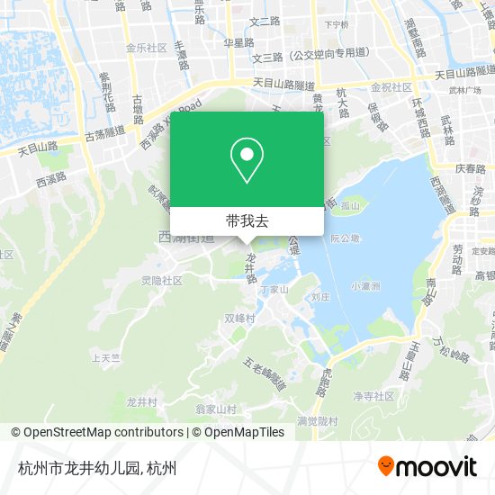 杭州市龙井幼儿园地图