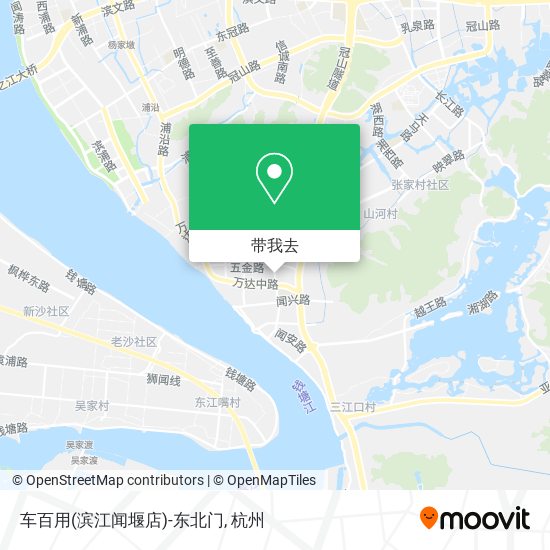 车百用(滨江闻堰店)-东北门地图