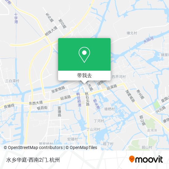 水乡华庭-西南2门地图