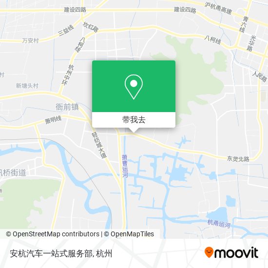 安杭汽车一站式服务部地图