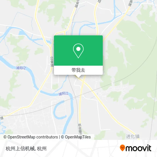 杭州上信机械地图