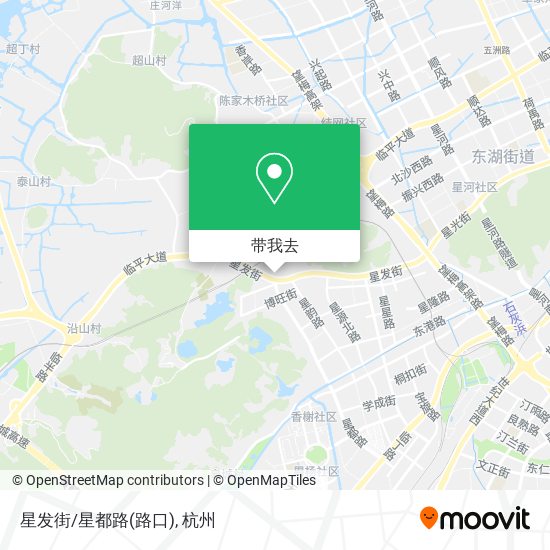 星发街/星都路(路口)地图