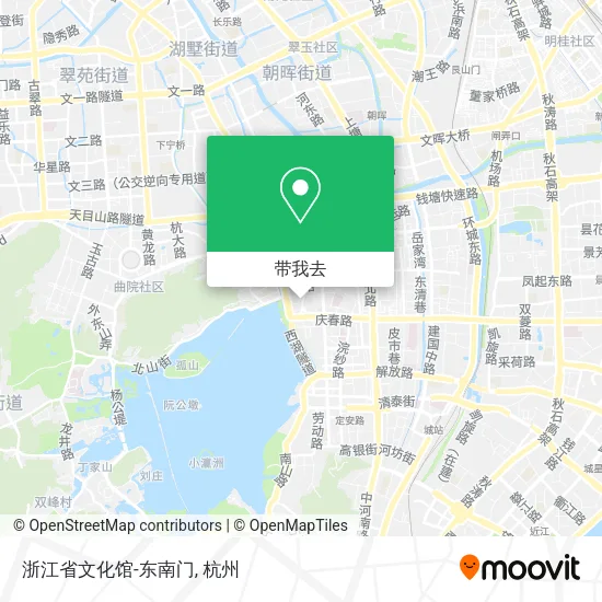 浙江省文化馆-东南门地图