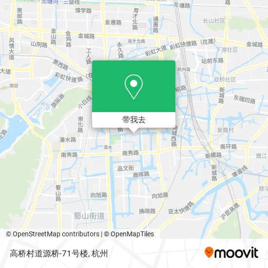 高桥村道源桥-71号楼地图