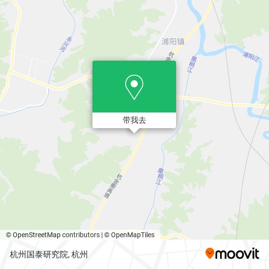 杭州国泰研究院地图
