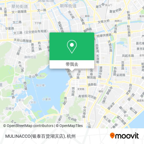 MULINACCO(银泰百货湖滨店)地图