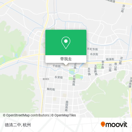 德清二中地图