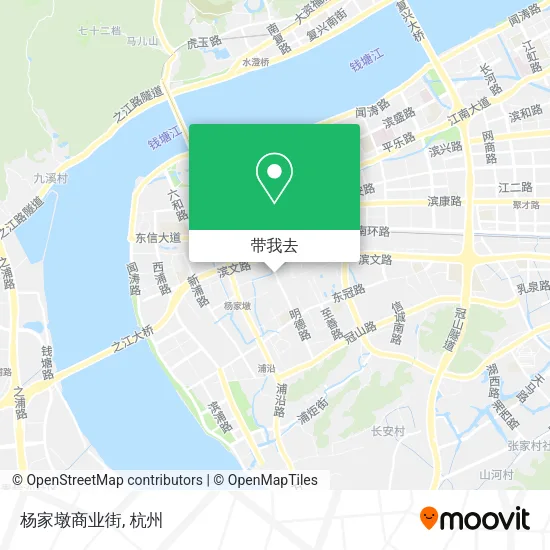 杨家墩商业街地图