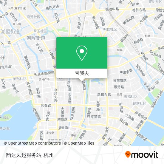 韵达凤起服务站地图