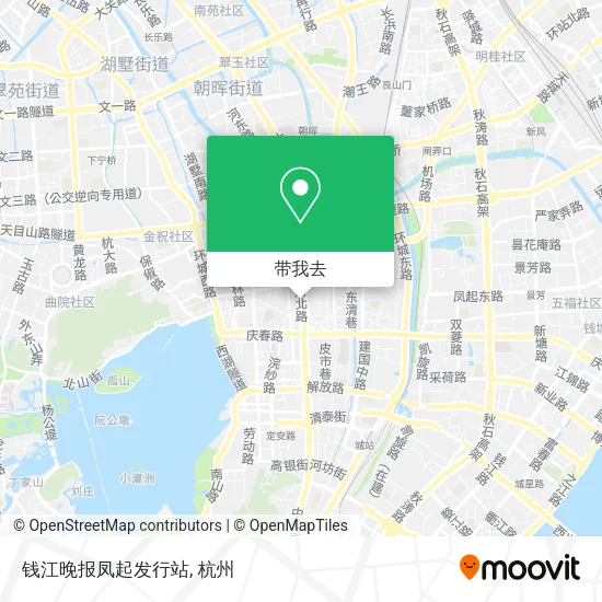 钱江晚报凤起发行站地图