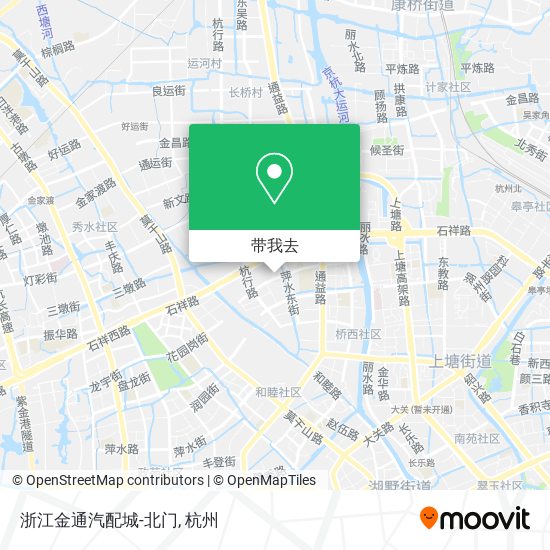 浙江金通汽配城-北门地图
