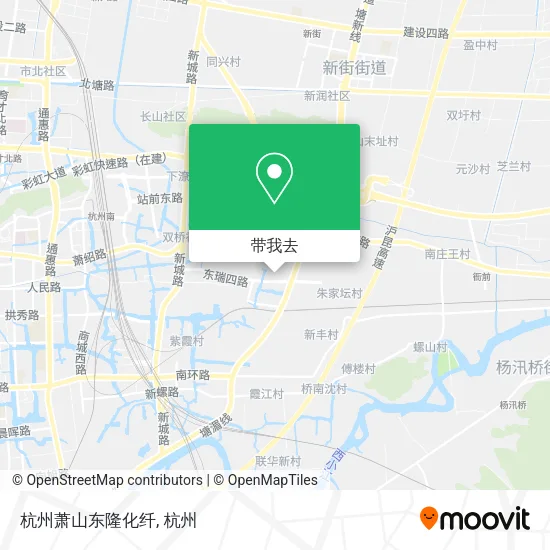 杭州萧山东隆化纤地图