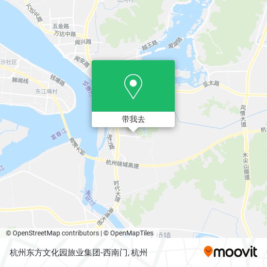 杭州东方文化园旅业集团-西南门地图