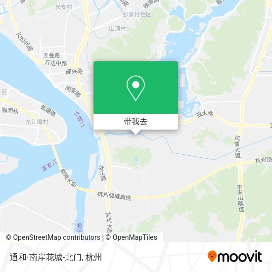 通和·南岸花城-北门地图