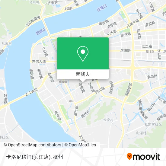卡洛尼移门(滨江店)地图