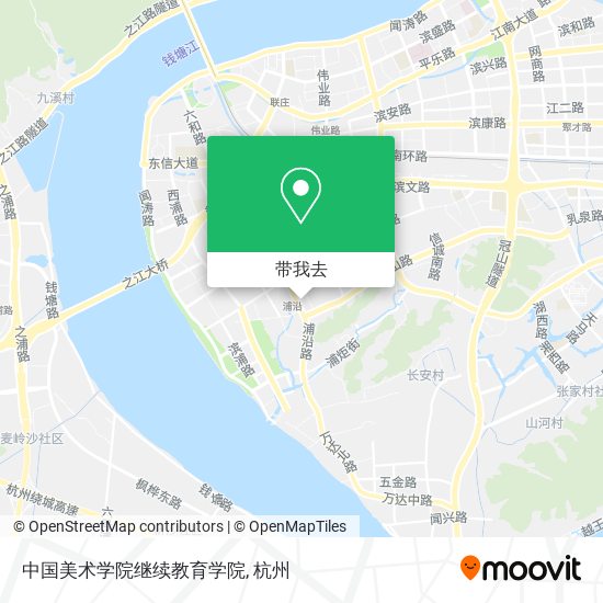 中国美术学院继续教育学院地图