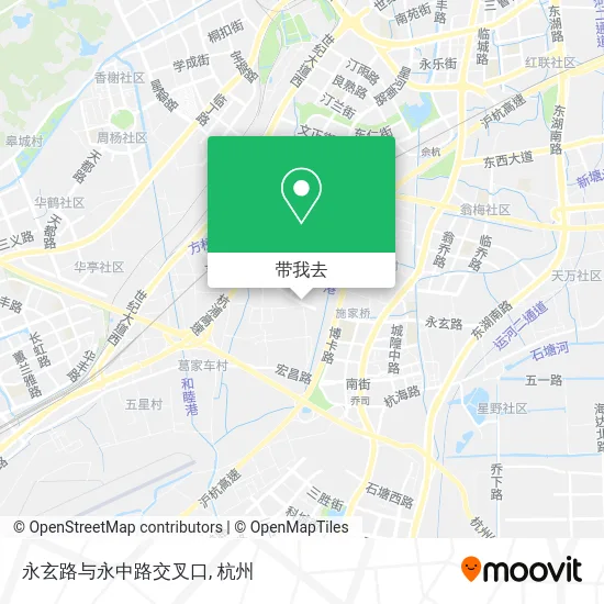 永玄路与永中路交叉口地图