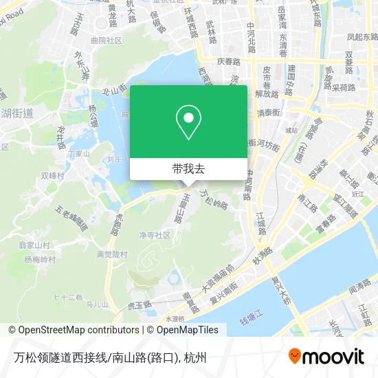万松领隧道西接线/南山路(路口)地图