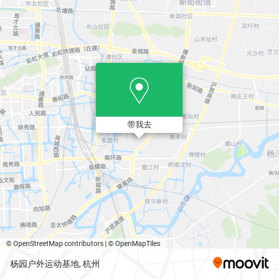 杨园户外运动基地地图