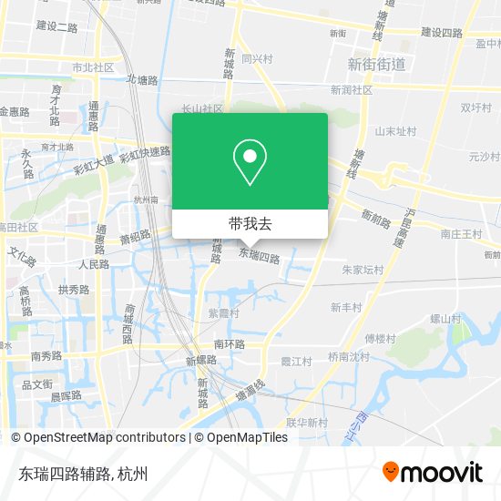 东瑞四路辅路地图