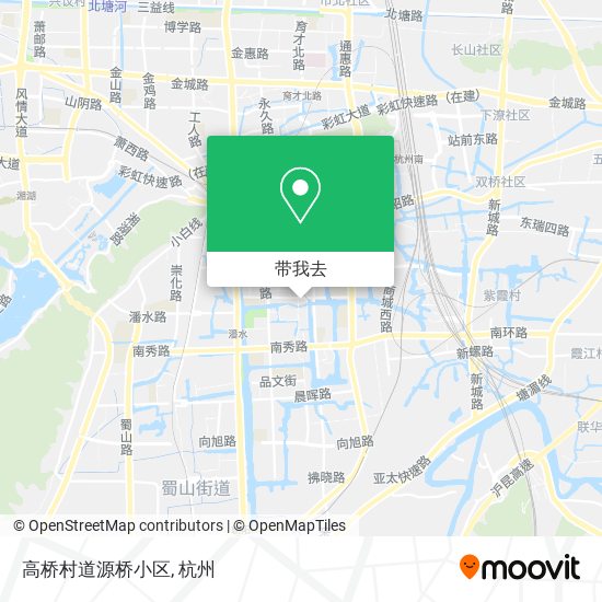 高桥村道源桥小区地图