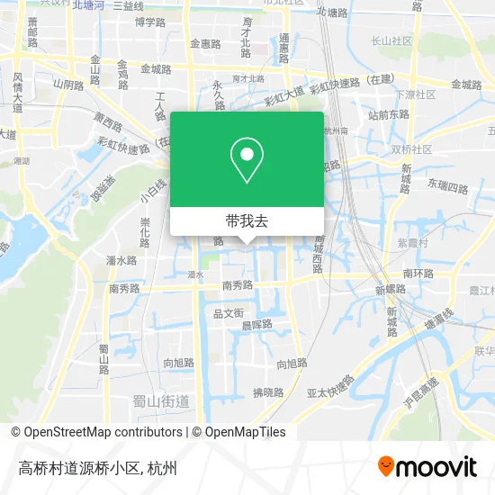 高桥村道源桥小区地图