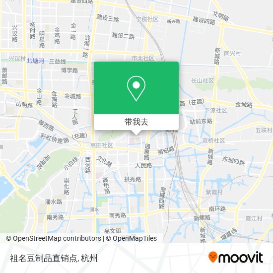 祖名豆制品直销点地图