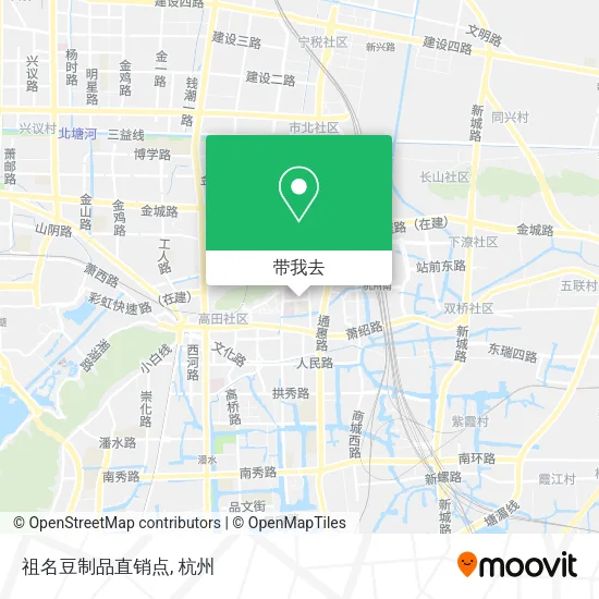 祖名豆制品直销点地图
