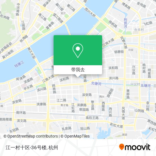 江一村十区-36号楼地图
